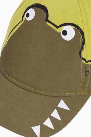 Green Crocodile Character Cap (Younger Boys)